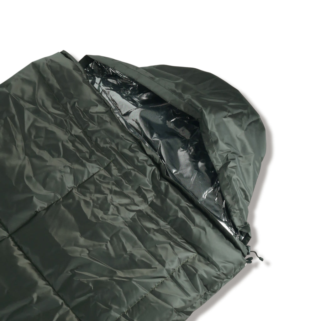 Зимовий спальний мішок Kiborg "Omni-Heat" -25°C олива (85x210)
